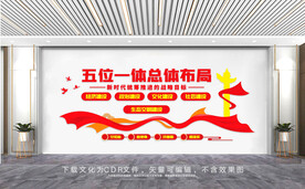党建五位一体文化墙