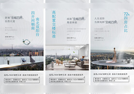 房地产户型价值点刷屏微信稿海报