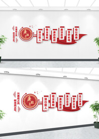 廉政党风廉政建设文化墙