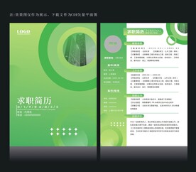 绿色简历