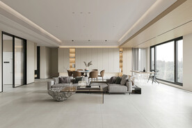 仿古砖 客厅 简约风格