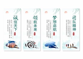 公司企业文化展板