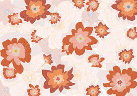 矢量装饰花卉图案