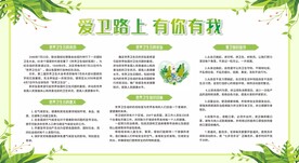 世界卫生日宣传展板