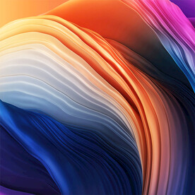 炫彩酸性玻璃质感流体渐变背景