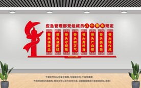 应急管理八个带头