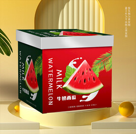 牛奶西瓜包装