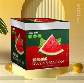  麒麟西瓜纸盒 