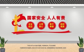 国家安全文化墙