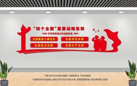 党建四个全面文化墙