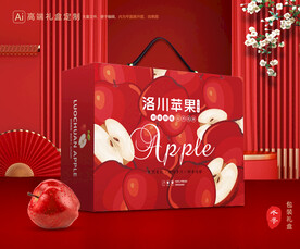 苹果包装 红富士礼盒