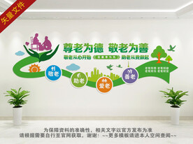 敬老院文化墙