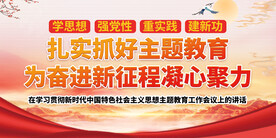 主题教育展板 党建展板