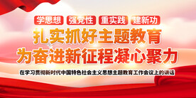 主题教育展板 党建展板 