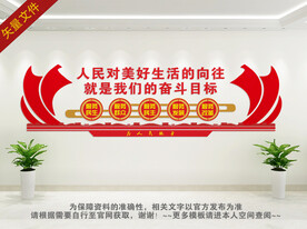 党的奋斗目标文化墙