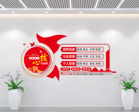 社会主义核心价值观文化墙