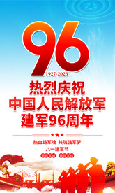 八一建军节海报