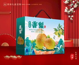 香梨礼盒 梨包装