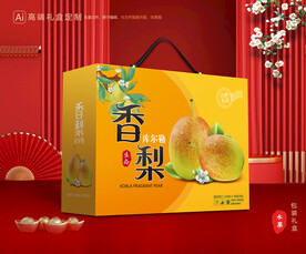 香梨礼盒 梨包装