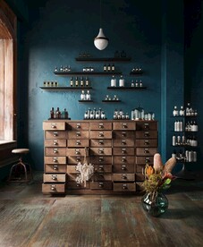 现代意式 岩板餐吧效果图