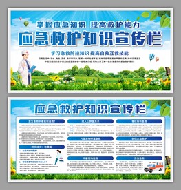 应急救护展板