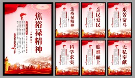 焦裕禄精神党建海报