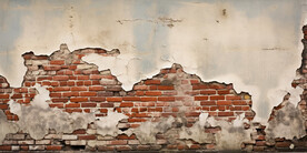 复古斑驳红砖水泥墙背景墙壁画