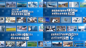 科技感企业图文数据AE模板