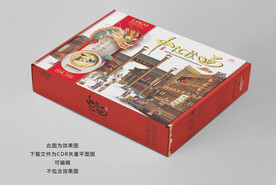 中江手工挂面包装设计平面展开图