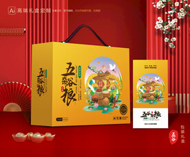 五谷杂粮包装 谷物礼盒