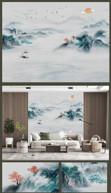 新中式水墨山水