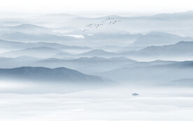 新中式山水墙画