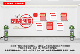 六大纪律背景墙