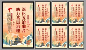 五治融合党建文化墙