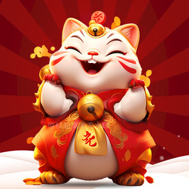 龙年发财猫