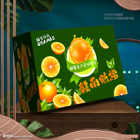 橙子包装 脐橙礼盒