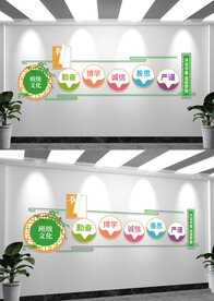 班级文化学习园地公告栏文化墙