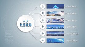 简约科技分类图文展示AE模板