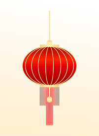 红色灯笼装饰
