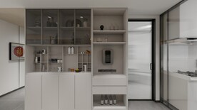 餐厅展示柜效果图