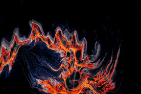 暗色流体渐变科技线条背景