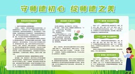 校园师德师风建设宣传栏