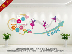 舞蹈教室形象墙