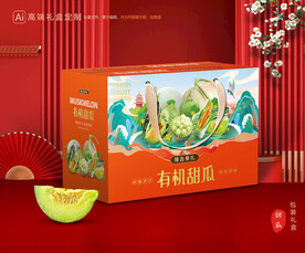 甜瓜包装 蜜瓜礼盒