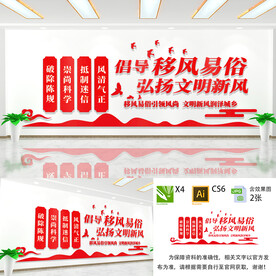 移风易俗文化墙