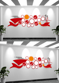 党员风采文化墙