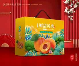 杏包装 黄杏礼盒