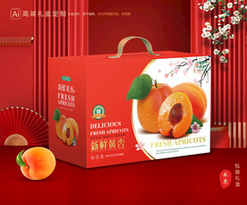 杏包装 黄杏礼盒