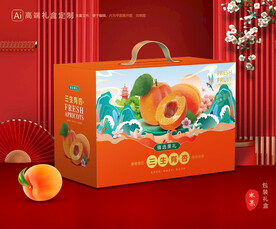 杏包装 黄杏礼盒