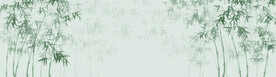 新中式水墨竹子背景墙